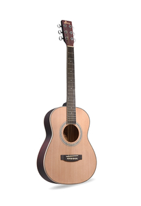 Guitarra acústica de barril positivo fosco natural de 36 polegadas com inserção de celulóide (AF168-36)