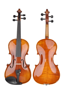 Violino conservatório feito à mão, violino avançado Flamed Maple (VH30H)