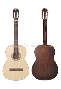 Guitarra clássica em ABS de 39 polegadas com cor natural (ACM-H10)