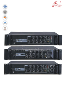 Instrumentos musicais 3MIC agudos graves amplificador de potência de endereço público com pontas de carrilhão (APMP-02180BCS)
