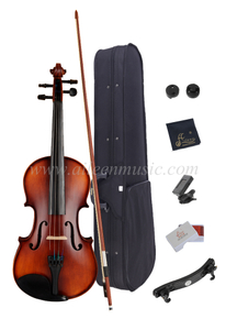 Madeira maciça selecionada com todos os acessórios Conjunto de violino avançado para estudantes (VG107S)