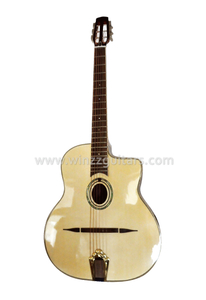Guitarra cigana de jazz arqueada superior esquerda (AGJ600)