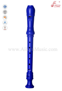 Flauta Flauta Flauta Flauta Flauta Soprano ABS Barroco Azul Transparência (RE2546B)