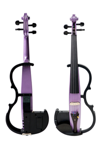 Violino Elétrico Ebony 4/4 Fibra de Carbono Puxador (VE110P)