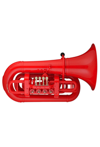 ABS Red 4 válvulas rotativas Tuba Melhor para iniciantes (TU230P-RD)