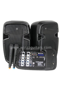Sistema de PA portátil ativo amplificador classe D (PPS-01200MTW)