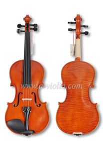 Conjunto de violino acústico natural flamejado para estudantes para iniciantes (VG001-HP)