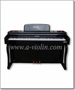 Piano Digital 88 teclas Black Polish Vertical Piano (DP606)