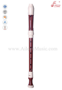 Instrumentos de flauta doce soprano vermelho barroco cópia em madeira (RE2428B)