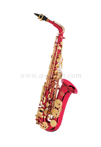 Saxofone alto (estilo S com acabamento colorido) (SP1011C )