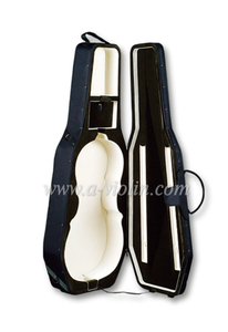 Estojo para violoncelo de luz preta com enchimento de espuma resistente 4/4 (CSC105A)