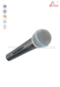 ( AL-BT58 ) Bobina móvel de alta qualidade Cabo de 4 m Unidirecionalidade Microfone de metal com fio