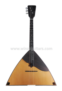 [WINZZ] Instrumento musical étnico Balalaica de madeira maciça atacado (WBL2-AH)