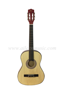Guitarra clássica artesanal de 38 pol. tamanho pequeno (AC38)