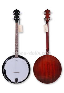 Remo cabeça de mogno compensado 4 cordas banjo com encadernação (ABO244G)