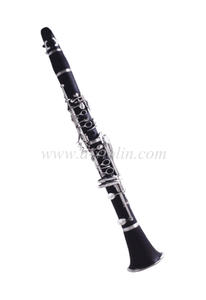 Flauta de ebonite grão de madeira com chave de níquel prata (CL3146N)