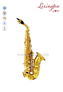Bb Key Latão amarelo Gold Lacquer jinbao saxofone soprano (SP310G)
