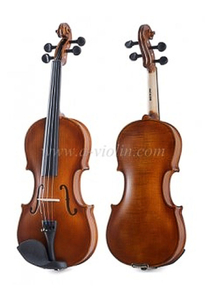 4/4-1/8 Student Violin-madeira compensada com estojo e arco (VG001HPM)