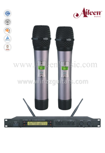 Microfone sem fio profissional UHF FM MIC (AL-2012UM)