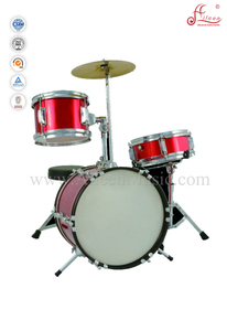 Instrumentos musicais de 3 PCs Junior Mini Drum Set (DSET-60B)