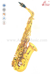 Saxofone alto Eb de fábrica com bocal de bambu (SP1011G)