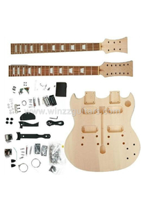 Kits DIY de guitarra elétrica de braço duplo (EGD220-W)