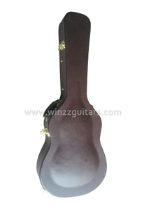 Estojo rígido para violão clássico exterior em couro de qualidade (CCG420)